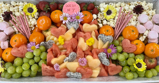 Kids Pink Mermaid/Beach Theme Grazers image 1