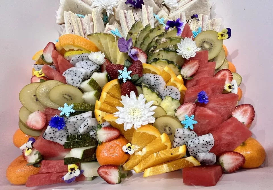 Kids Fruit & Sandwich Platter image 0