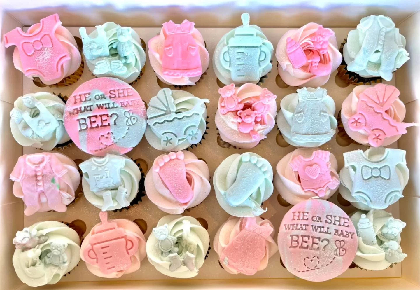 Gender Reveal Cupcake Minnies image 8