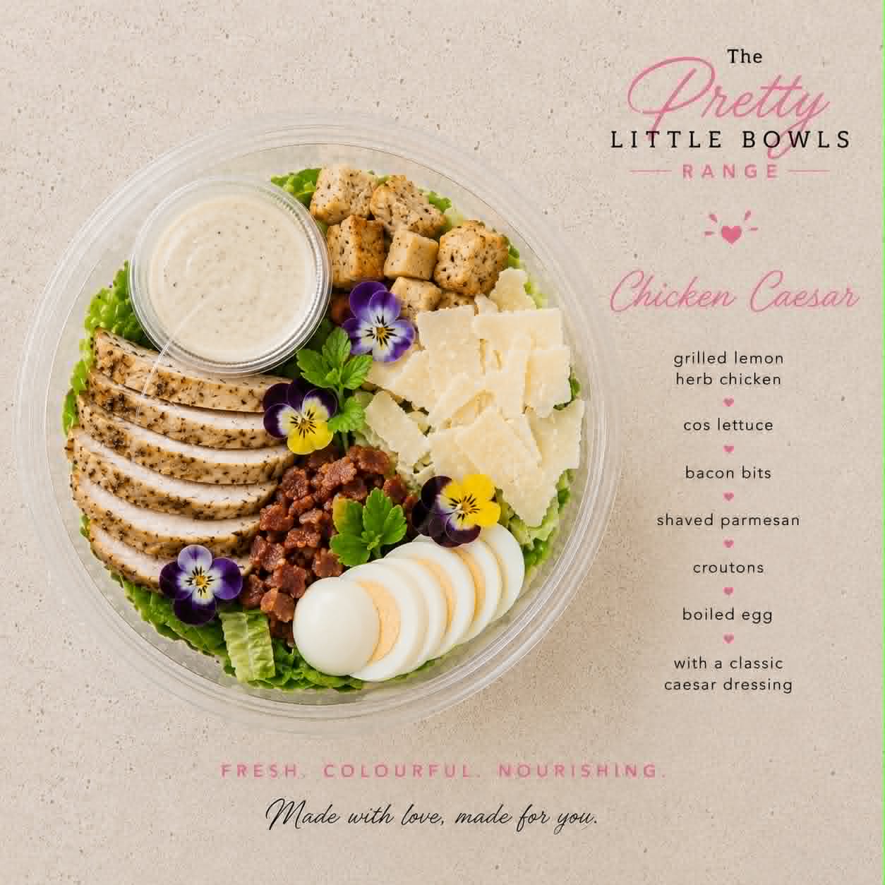Chicken Caesar Salad Bowl