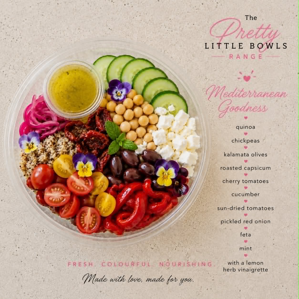 Mediterranean Goodness Salad Bowl