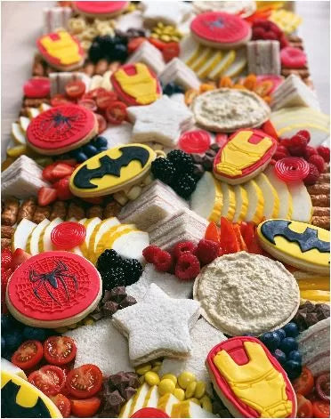 Kids Super Hero Theme Grazers image 4