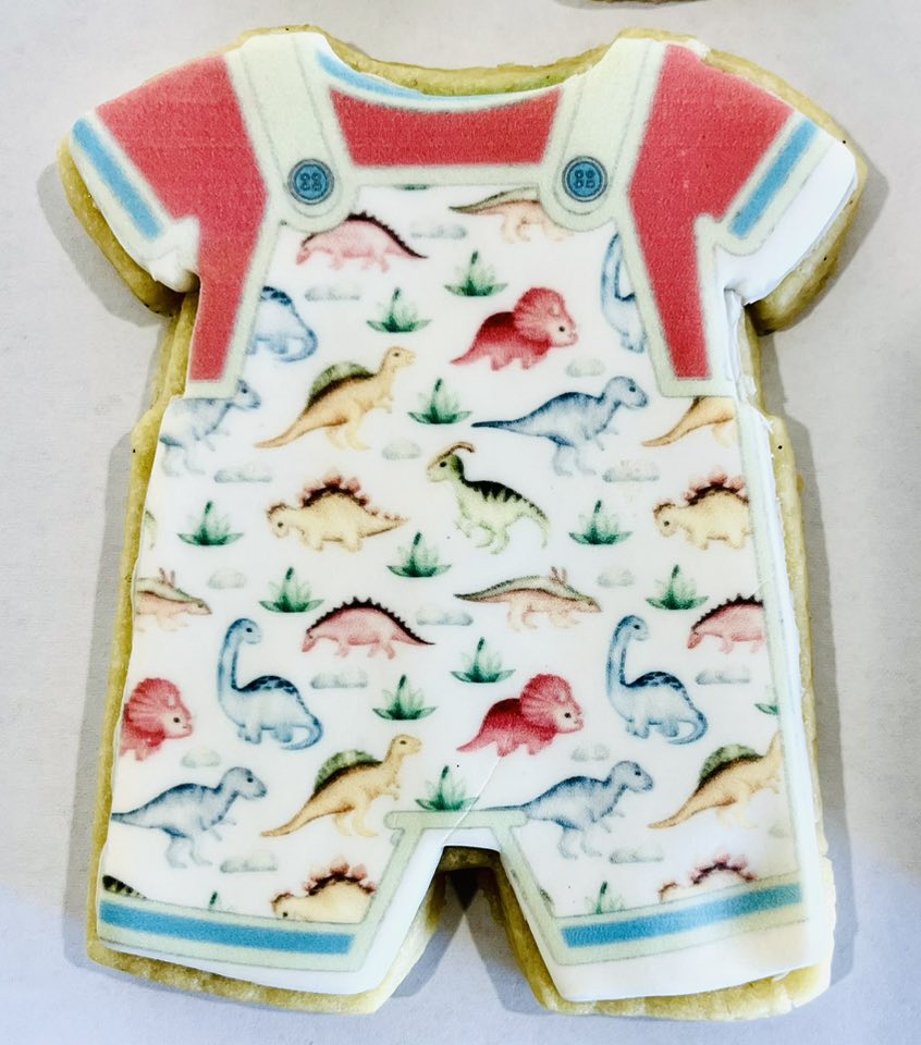 Baby Overalls Cookies