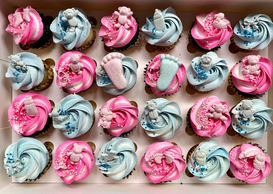 Gender Reveal Cupcake Minnies image 1