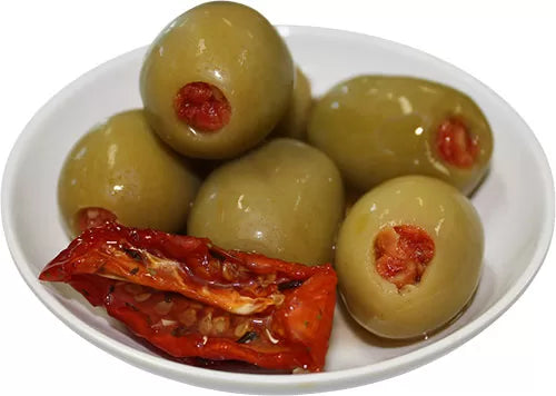Sundried Tomato stuffed olives image 0