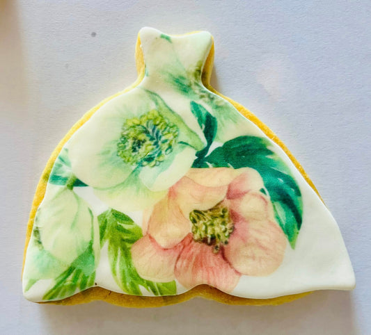 Bridal Dress Cookies