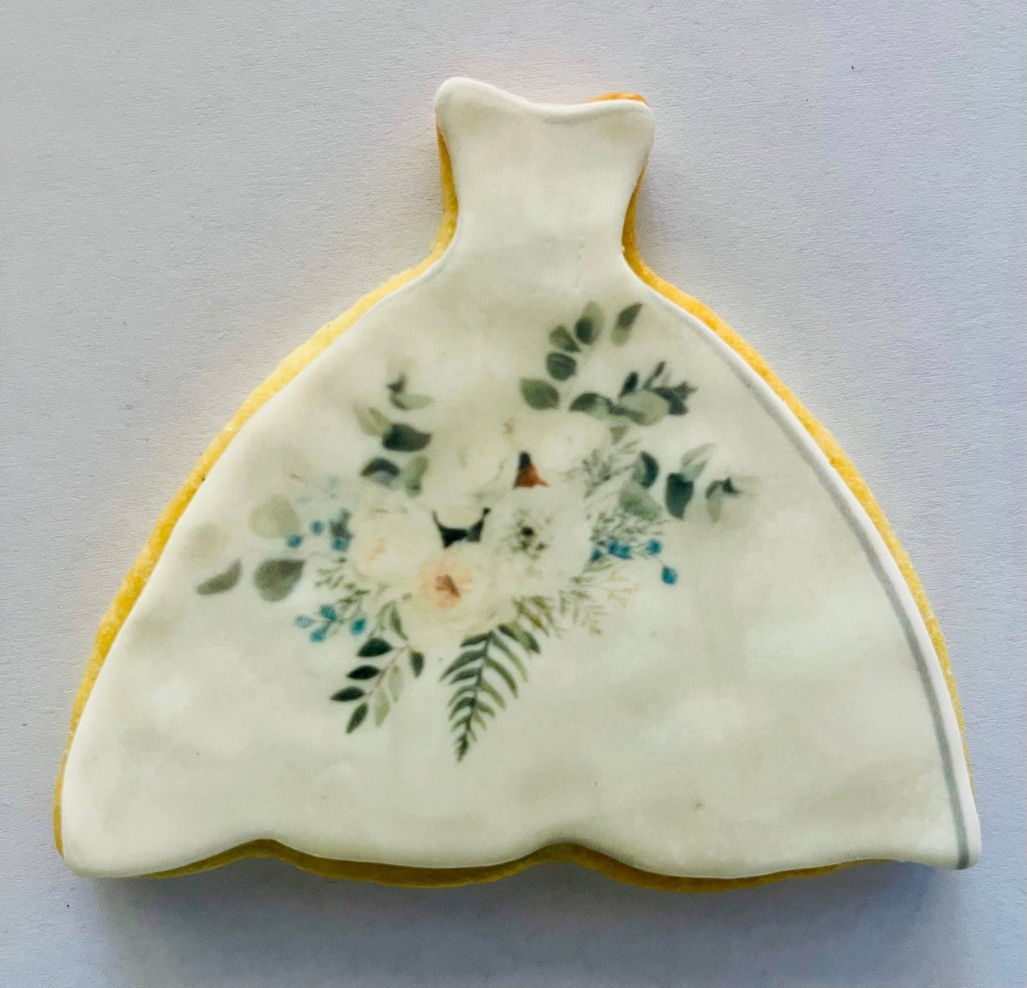 Bridal Dress Cookies