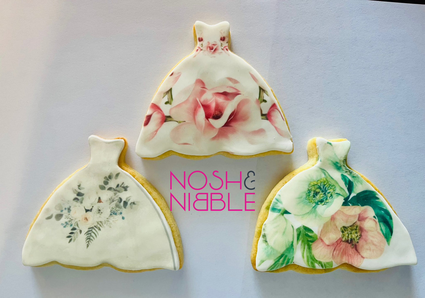 Bridal Dress Cookies