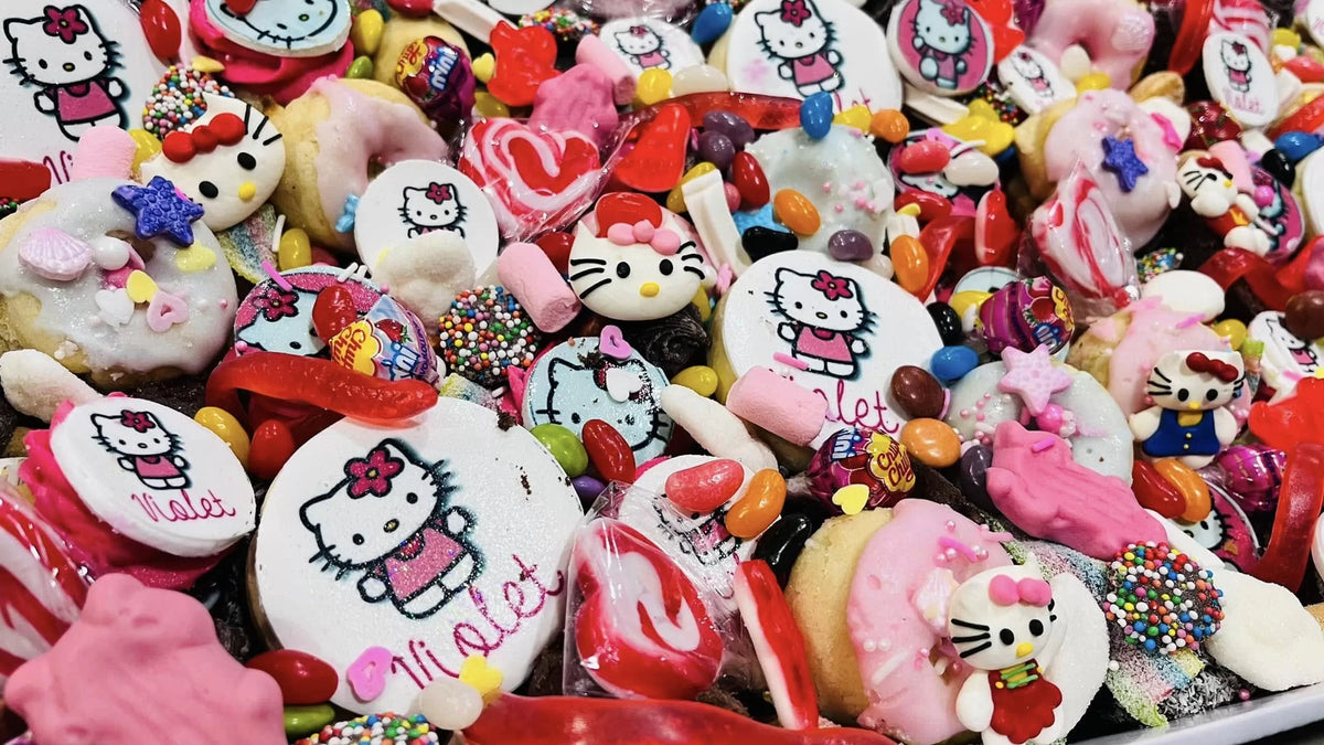 Kids themed grazing board – Hello Kitty