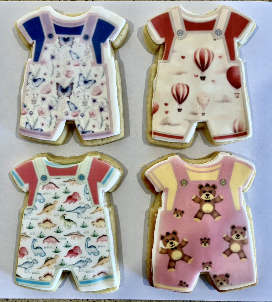 Baby Overalls Cookies