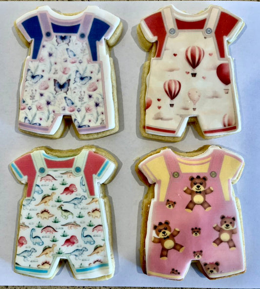 Baby Overalls Cookies