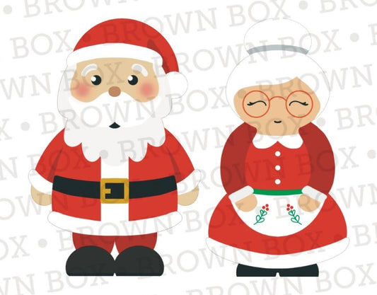 Christmas Cookies-Mr & Mrs Clause