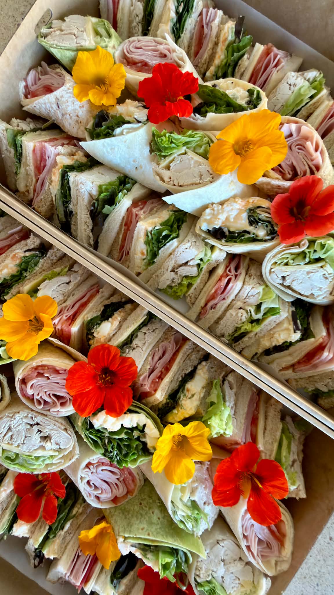 Fresh gourmet sandwiches and wraps Gold Coast catering