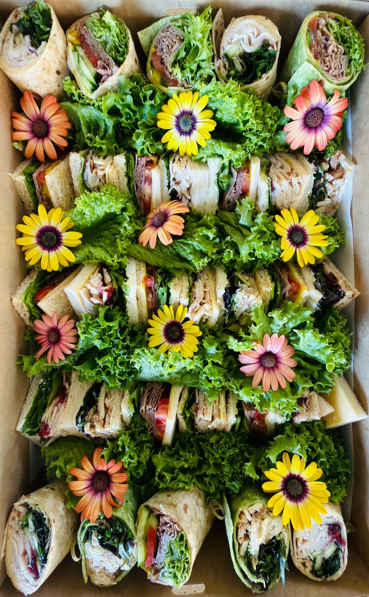 Nosh & Nibble fresh sandwich and wrap platter