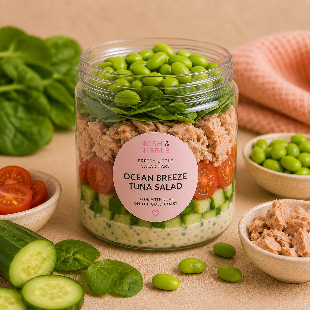 Ocean Breeze Tuna Salad Jar