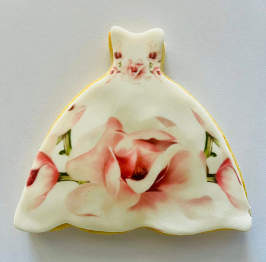 Bridal Dress Cookies