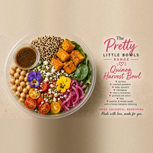Quinoa Harvest Bowl – Nosh & Nibble Gold Coast catering