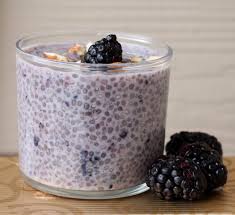 blackberry chia pudding